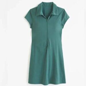 NWT Abercrombie Zip-Up Polo Traveler Active Mini Dress sz XL